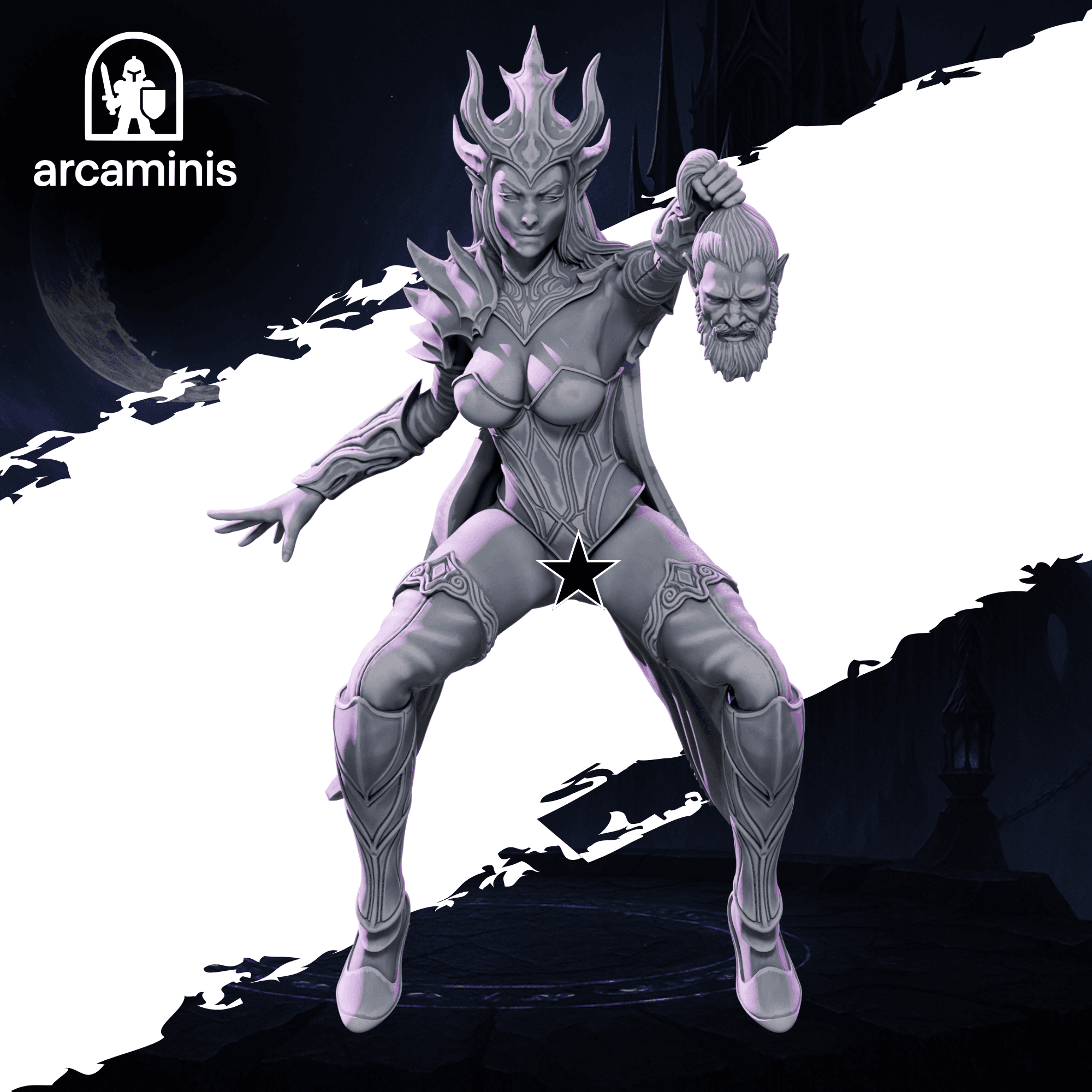 Dark Elf Huntress Beast Rider  #3