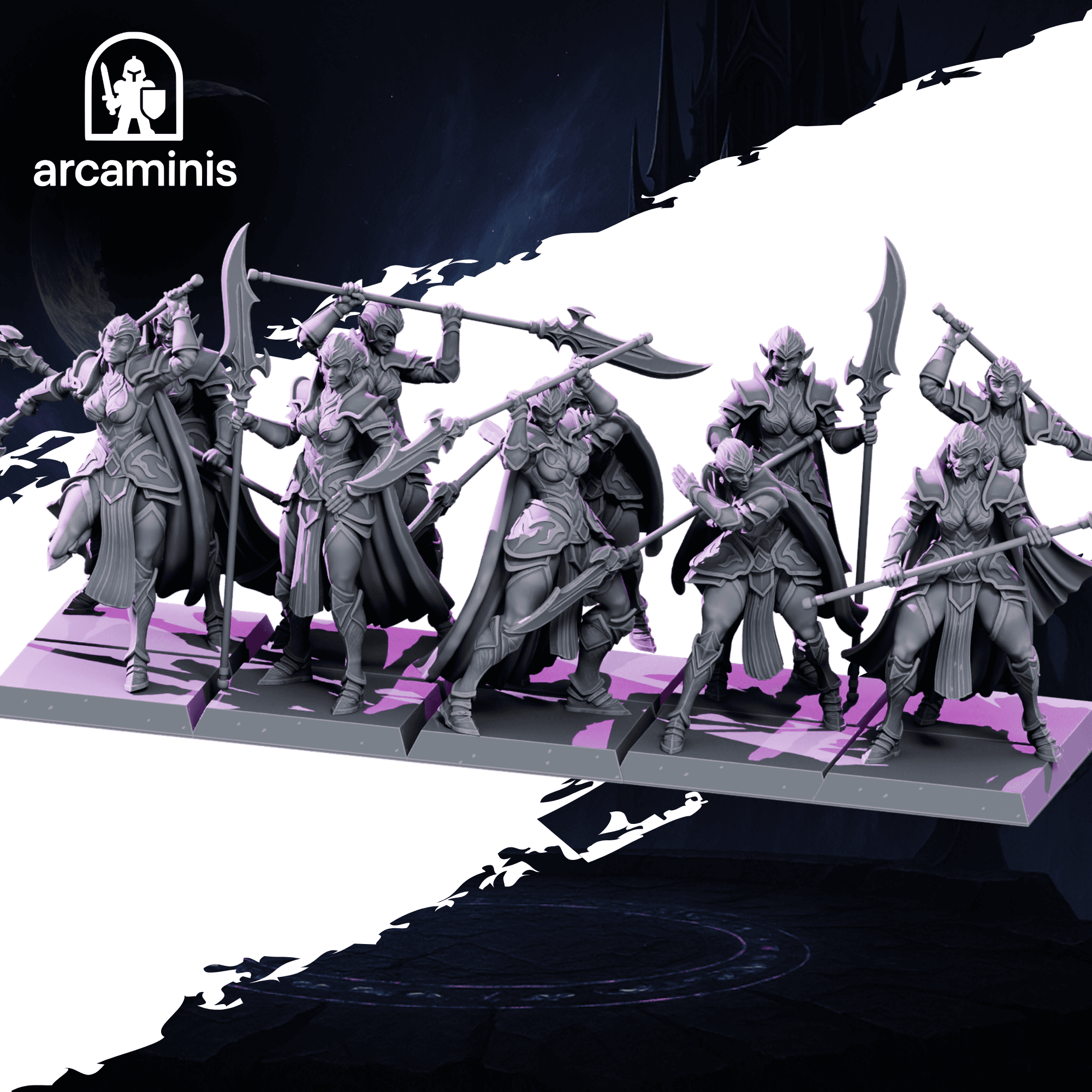 Female Dark Elf Glaive Unit  #3