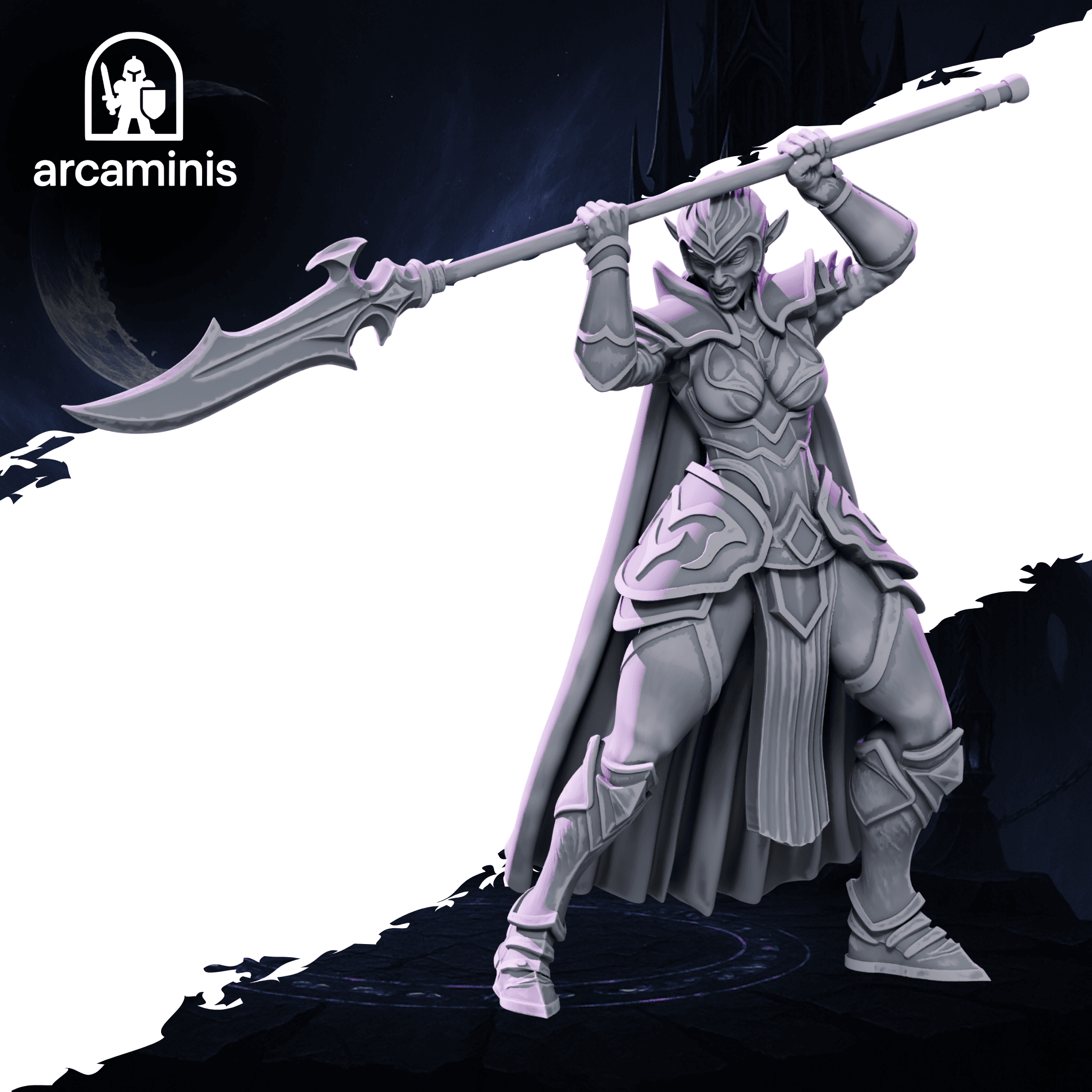 Female Dark Elf Glaive Unit  #6